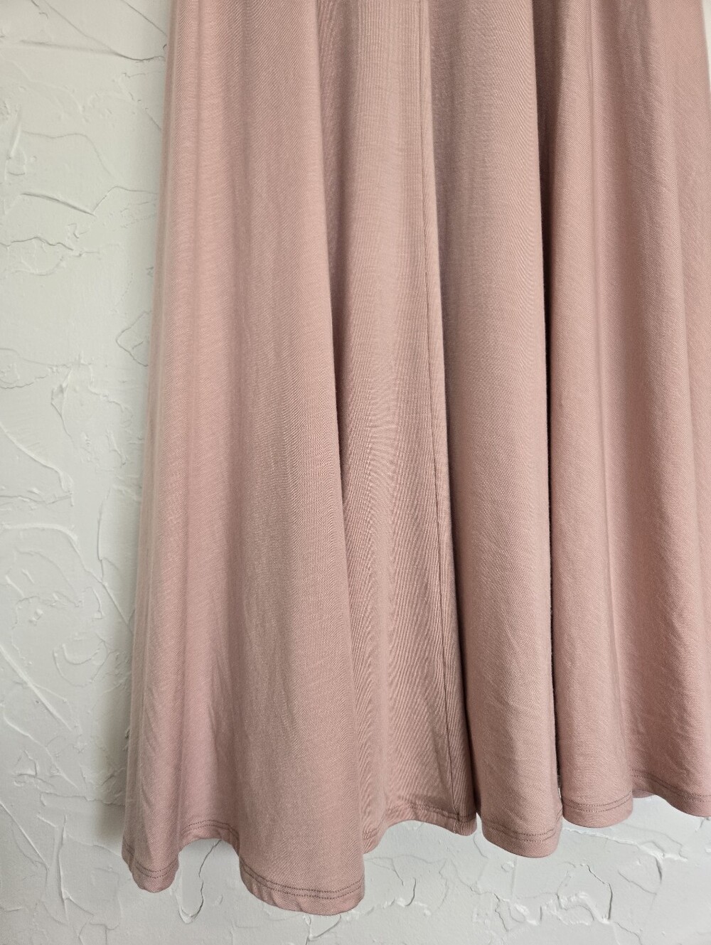 Reformation Blush Scoop Neck Rou Midi Jersey Soft Dress, M - Picture 7 of 13